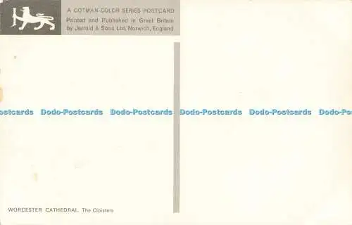 R565889 Worcester Cathedral Cloisters Cotman Color Series Jarrold