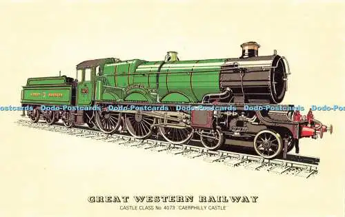 R570941 Great Western Railway Castle Class No 4073 Caerphilly Castle Nostalgia M