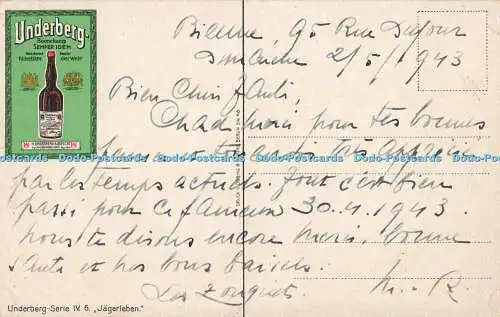 R565899 Undersberg Serie IV 6 Jagerleben V Doring und Honing Berlin S W 48