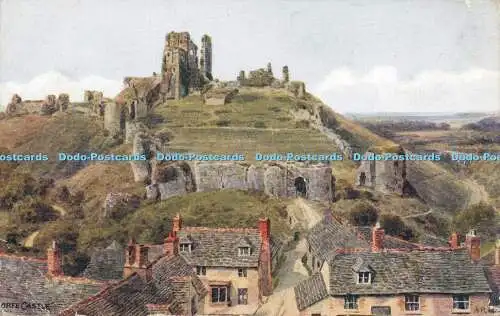 R567477 Corfe Castle A R Quinton Salmon 1923