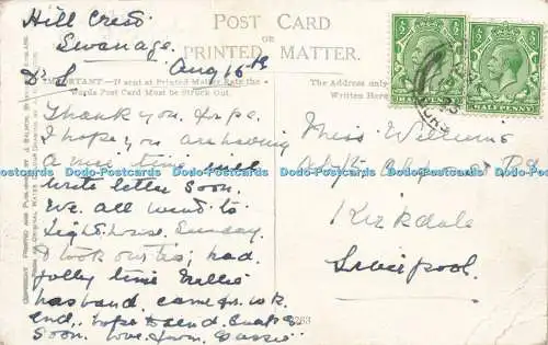 R567477 Corfe Castle A R Quinton Salmon 1923