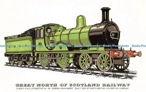 R570959 Great North of Scotland Railway Class 4 4 0 Lokomotive Nr 49 Gordon High