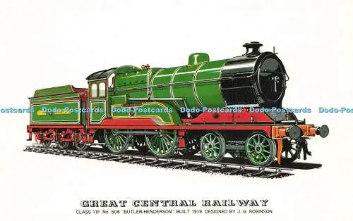 R570960 Great Central Railway Class 11F No 506 Butler Henderson 1919 J G Robinso