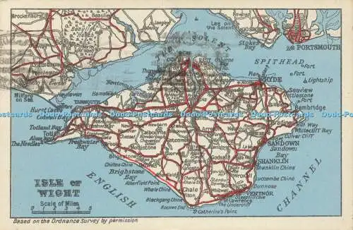 R567487 Isle of Wight English Channel G Dean 1953