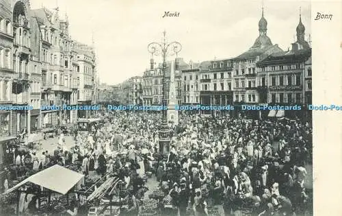 R567491 Markt Bonn 1906 Ludwig Feist