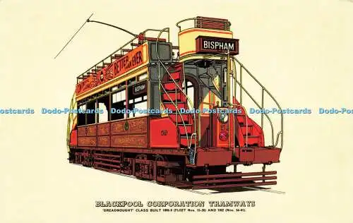 R570978 Blackpool Corporation Tramways Dreadnought Class Built 1898 9 Tramcyclop