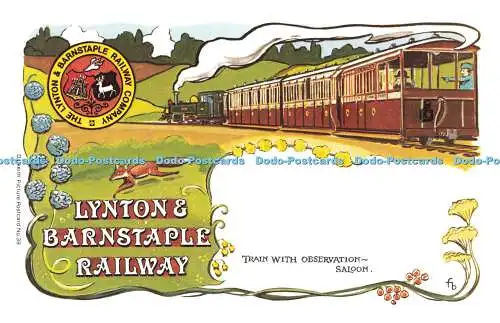 R569369 Lynton Barnstaple Railway Train with Observation Saloon Dalkeith Picture