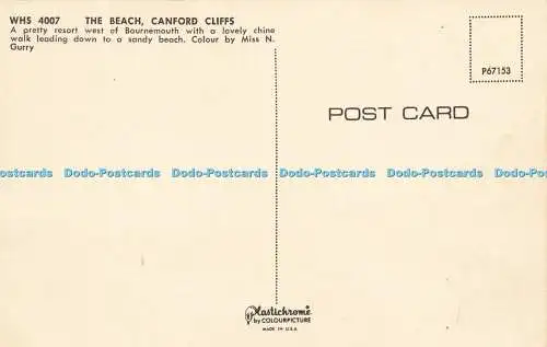 R571027 WHS 4007 Beach Canford Cliffs Plastichrome Farbbild