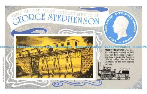 R569385 Einige von vielen Erfolgen von George Stephenson More Firsts Locomotion Da