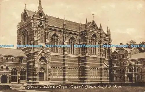 R567548 Oxford Keble College Chapel gegründet A D 1870 Friths Serie Nr. 26851