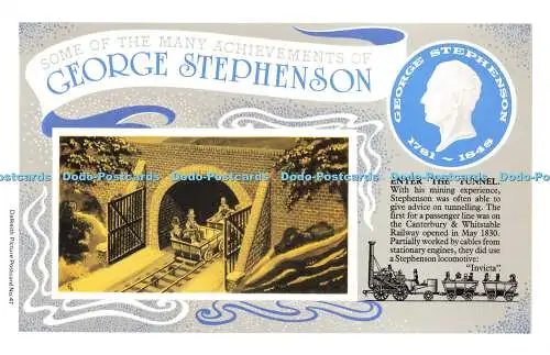 R569386 Einige von vielen Errungenschaften von George Stephenson Betreten Sie den Tunnel Dalkeith