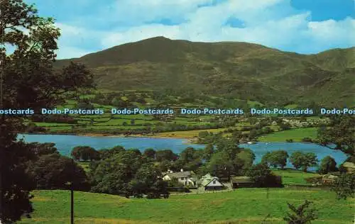 R571049 Coniston Water and Old Man of Coniston Precision PT18704 1974 Colourmast