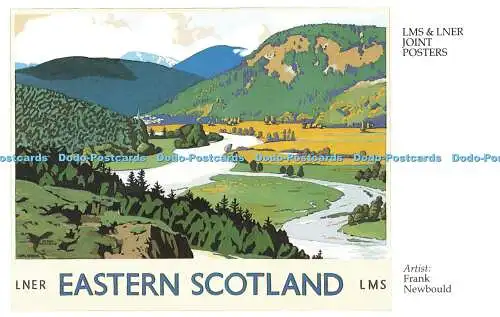 R569405 LMS und LNER gemeinsame Poster LNER Eastern Scotland LMS Frank Newbould Dalk