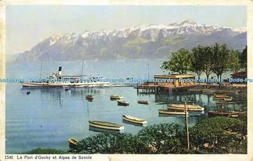 R567574 1540 Le Port dOuchy et Alpes de Savoie O Sartori Geneve