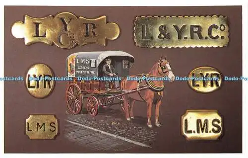 R569458 LYR L M S Express Parcels Traffic Kate Lancashire and Yorkshire Railway