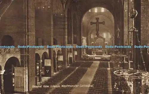 R567612 81464 Gesamtansicht Innenraum Westminster Cathedral Valentines Carbotone S