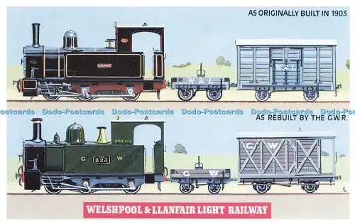 R569464 Welshpool and Llanfair Light Railway As original built in 1903 As rebu