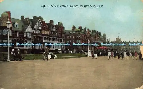 R567617 Queens Promenade Cliftonville P F Loch 1925