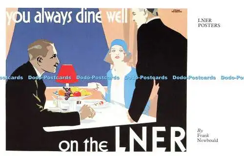R569515 LNER Poster Auf LNER Frank Newbould Dalkeith Nr 582 speisen Sie immer gut