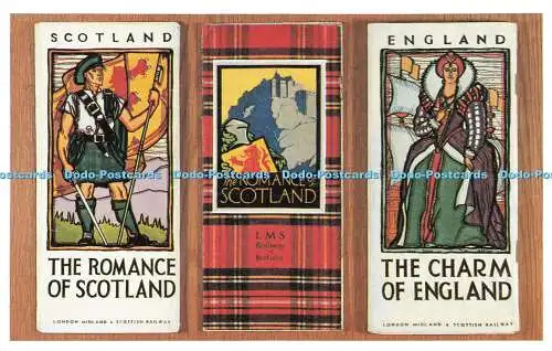 R569539 Scotland Romance of Scotland L M S Railway of Britain Charm of England M