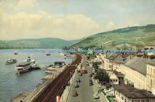 R567682 Rüdesheim am Rhein Rheinstraße Hans Andres 1957