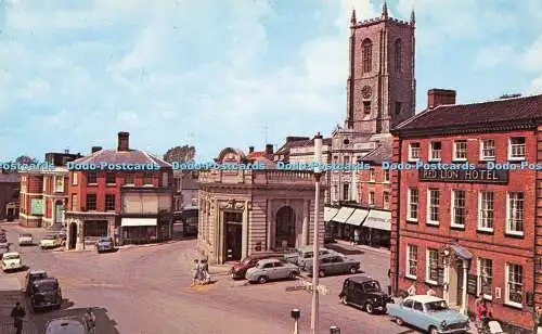 R567716 EJN 1417 Marktplatz Fakenham Ernest Joyce C J Nicholas Plastichrome Co