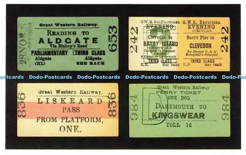 R569590 Just the Ticket Selection from Great Western Railway Dalkeith Special Se