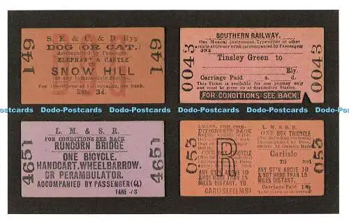 R569591 Carriers all Tickets Dalkeith Special Series No 395 Multi View