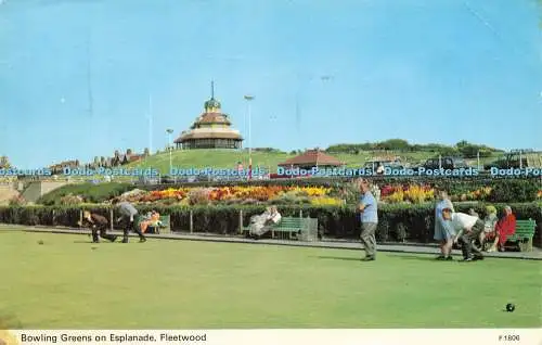 R571233 Bowling Greens on Esplanade Fleetwood F 1806 Dennis 1969