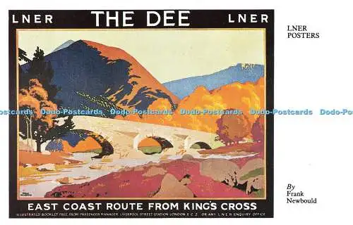 R569648 LNER Poster Dee East Coast Route von Kings Cross Frank Newbould LNER D