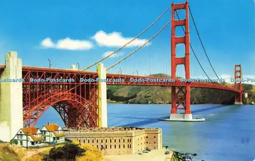 R573235 Golden Gate Bridge San Francisco California Selithco E F Clements Securi