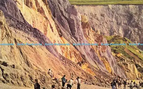 R573236 Coloured Cliffs Alum Bay I W Nigh Jarrold