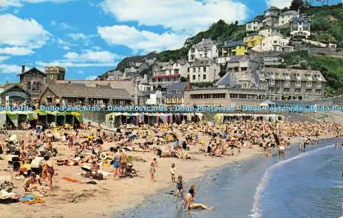 R571261 Beach Looe Cornwall N P O Belfast Dexter Litho Kanada 1973