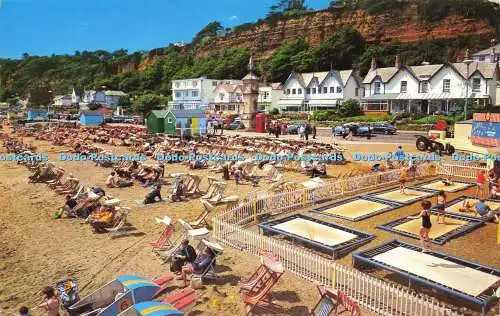 R573251 Beach Shanklin I o W Island Tourist Products 1974