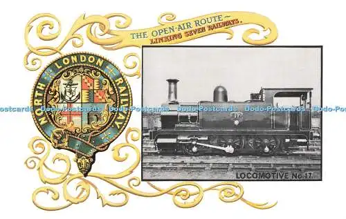 R569677 North London Railway Open Air Route Lok No 17 Dalkeith No 90