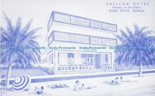 R571299 Pelican Hotel direkt am Ocean Miami Beach Florida Baker and Warf