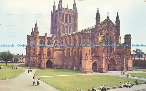 R571302 Hereford Cathedral EJNE 1067 Ernest Joyce W R Bawden Plastichrome Farbe