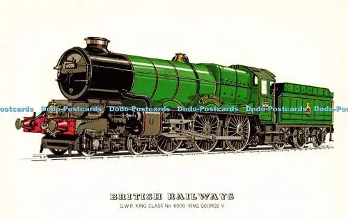 R571356 British Railways G W R King Class No 6000 King George V Railed Transport