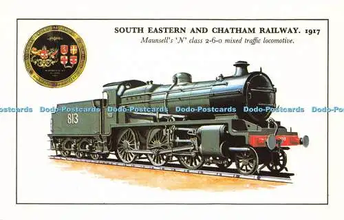 R569762 South Eastern and Chatham Railway 1917 Maunsells N Class 2 6 0 Mixed Tra