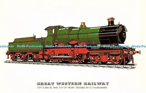 R571369 Great Western Railway City Class No 3440 City of Truro G J Churchward Ra