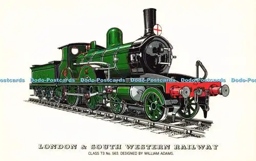 R571371 London and South Western Railway Class T3 No 563 William Adams Railed Tr