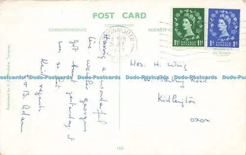 R567893 Teignmouth from Torquay Road Shaldon F E Widlake 1963