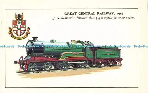 R569789 Great Central Railway 1913 J G Robinsons Director class 4 4 0 Colourmast