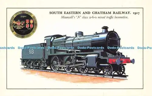 R569797 South Eastern and Chatham Railway 1917 Maunsells N Class 2 6 0 Mixed Tra