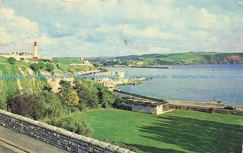 R573376 Plymouth Hoe WHS 617 Plastichrome Colourpicture Publishers W Skipper 196