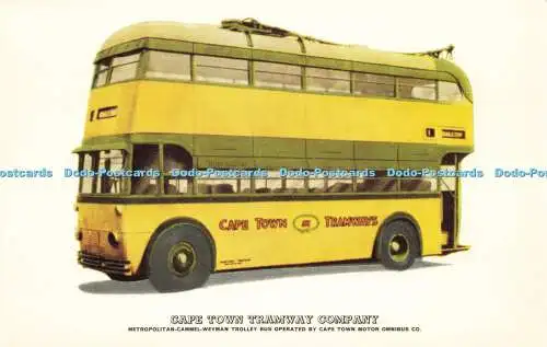 R569819 Cape Town Tramway Company Metropolitan Cammel Weyman Trolley Bus Straßenbahn
