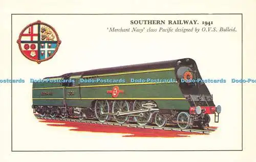 R571415 Southern Railway 1941 Handelsmarine Klasse Pacific O V S Bulleid Colourma