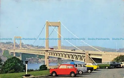 R573424 Tamar Bridge Plymouth Devon Litho Canada N P O Belfast Dexter