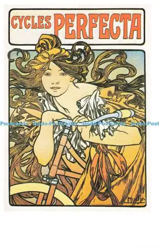R569886 Cycles Perfecta Mucha Dalkeiths Classic Poster Series No P17 Alphonse Mu