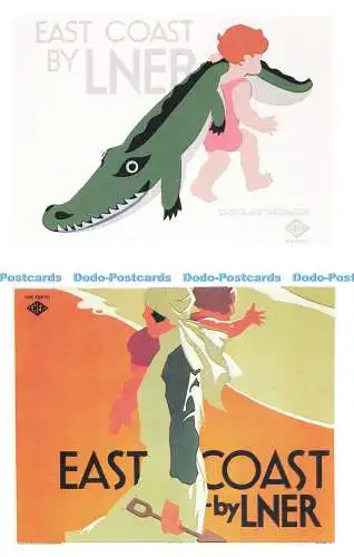 R569896 East Coast von LNER George and Dragon LNER Dalkeiths Classic Poster Serie